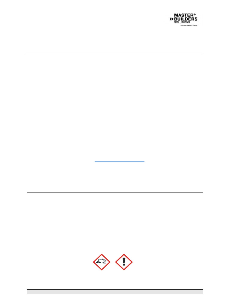 MasterSeal 501 Safety Data Sheet | PDF | Occupational Safety And Health ...