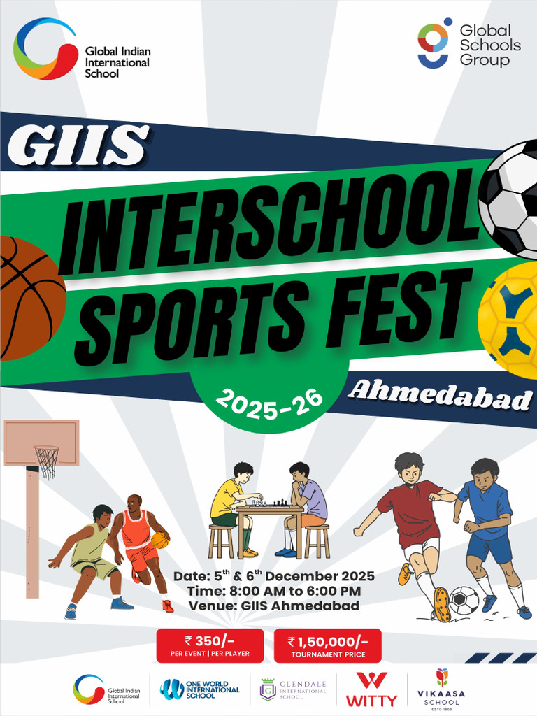 GIIS Inter-School Sports Fest 2025-26 | PDF | Sports