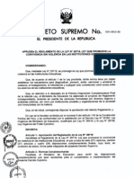 Decreto Supremo #010-2012-ED