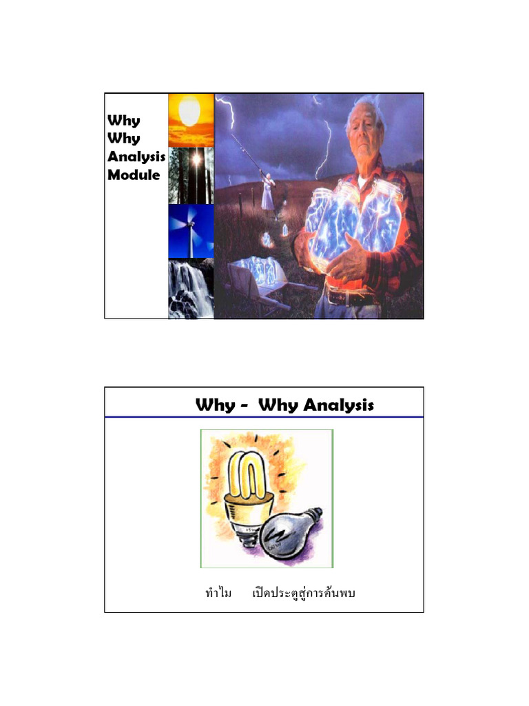 Why Why Analysis 3 | PDF