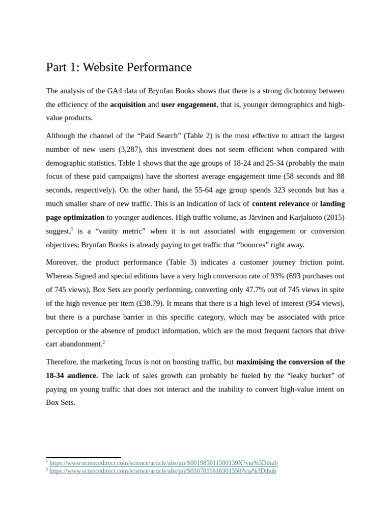 Ass 2 Case | PDF | Focus Group | Quantitative Research