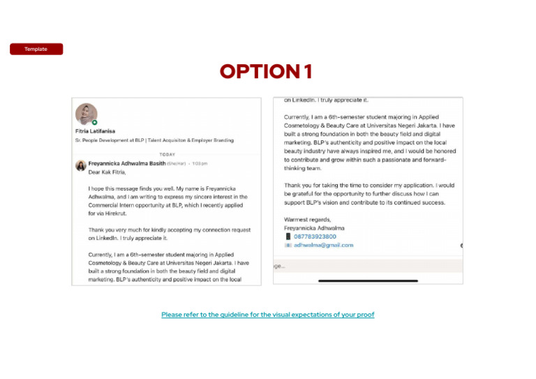 [Freyannicka Adhwalma] - Networking & Connection Template | PDF