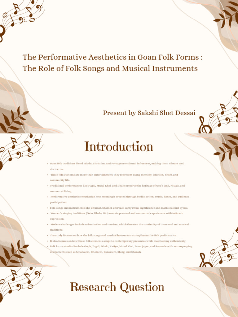 Brown and Beige Minimalist Short Musical Drama Presentation | PDF ...