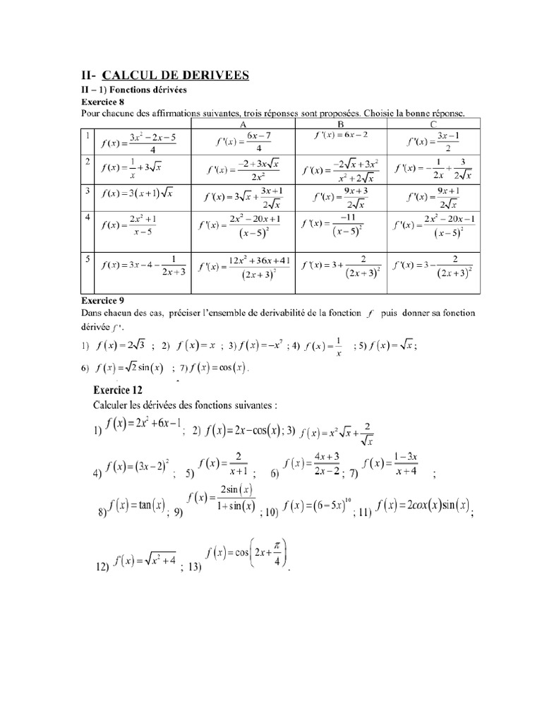 Doc15 DERIVEE | PDF
