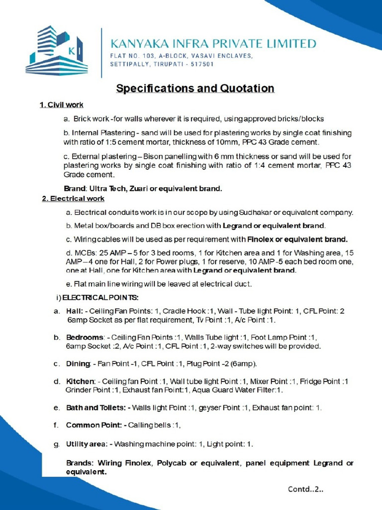 Gajularamaram Tower Specifications | PDF
