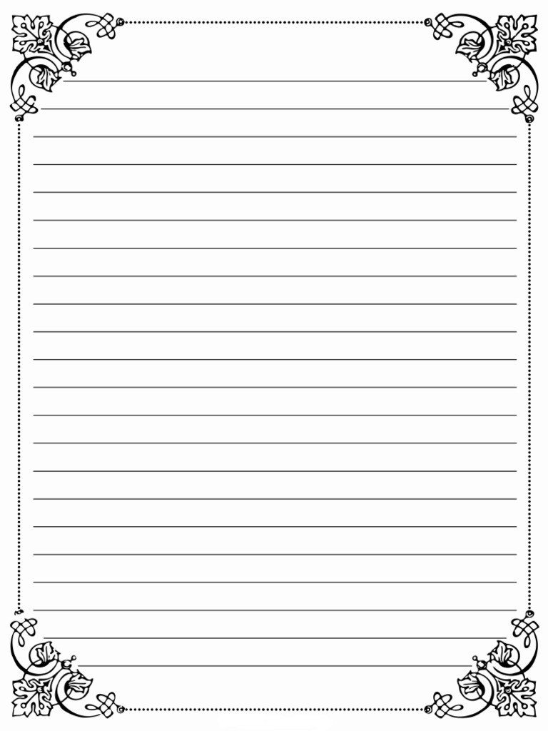 Lined Rule Page | PDF