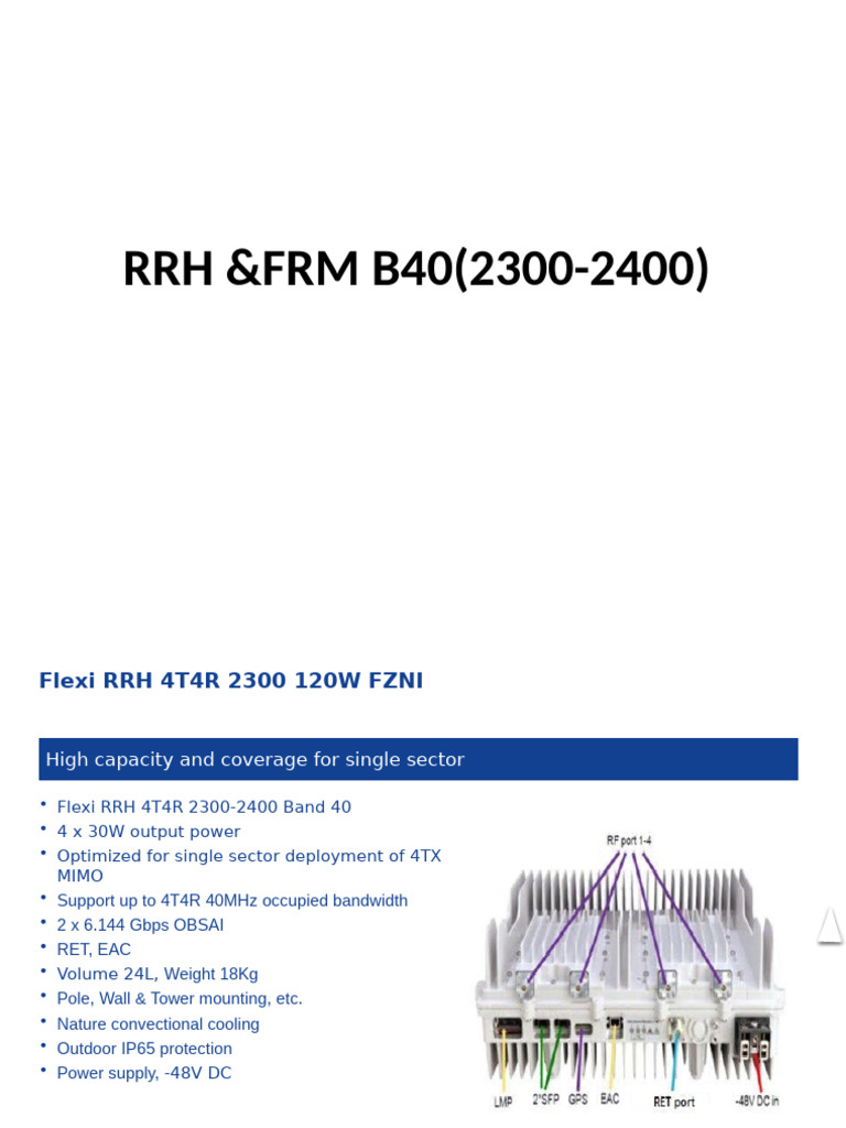 RRH &FRM B40(2300-2400) | PDF