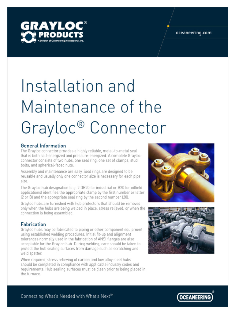 Grayloc Installation and Maintenace Bulletin.20230728205034474 | PDF ...