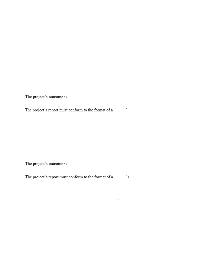 IT Project Directives for FIE Students | PDF