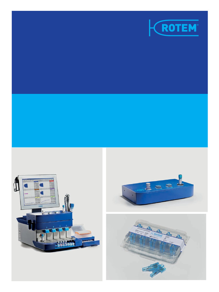 5. Catalog Rotem En | PDF | Coagulation | Tissue (Biology)