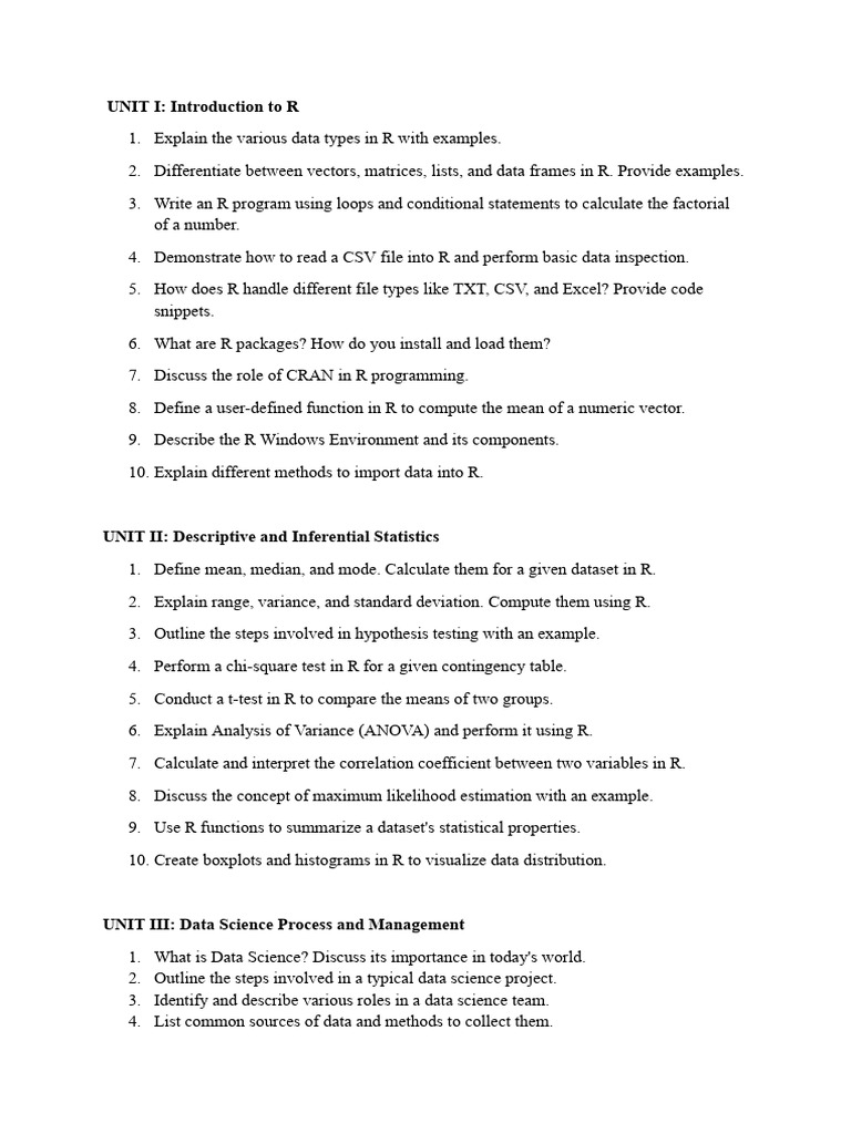 Comprehensive R Programming Guide | PDF | Machine Learning | Statistics