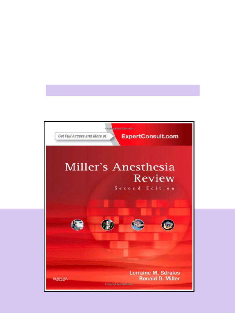 Millers Anesthesia Review 2nd Lorraine M Sdrales Ronald D Miller ...