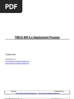 TIBCO BW 5x Deployment Process