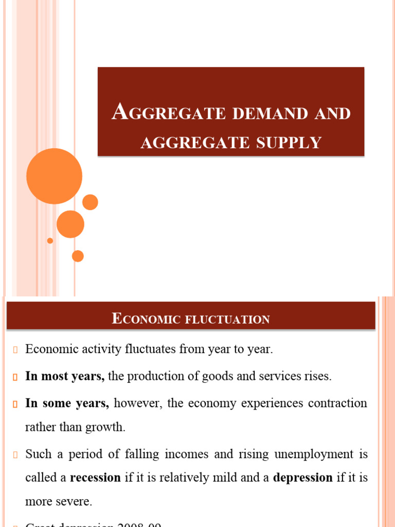 Understanding Economic Fluctuations | PDF | Aggregate Demand | Supply ...