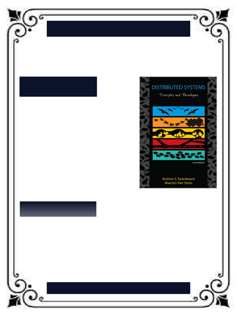 Distributed Systems Principles and Paradigms 2nd edition by Andrew ...
