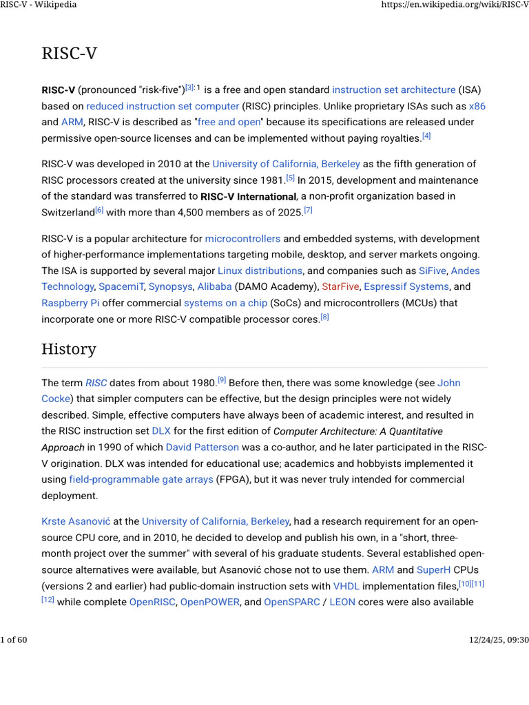 RISC-V: Open Standard ISA Overview | PDF | Central Processing Unit | 64 ...