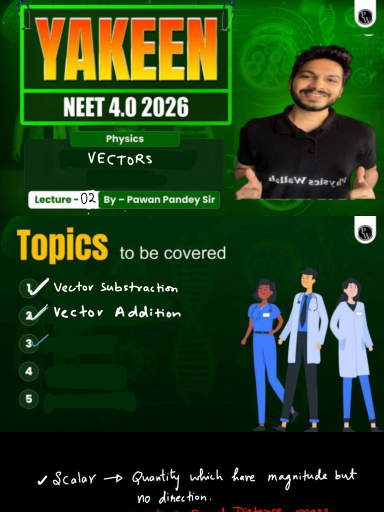 Vectors 02 - Classnotes | PDF
