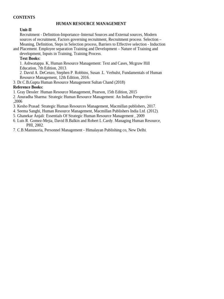 Human Resource Management: Recruitment Guide | PDF | Recruitment ...