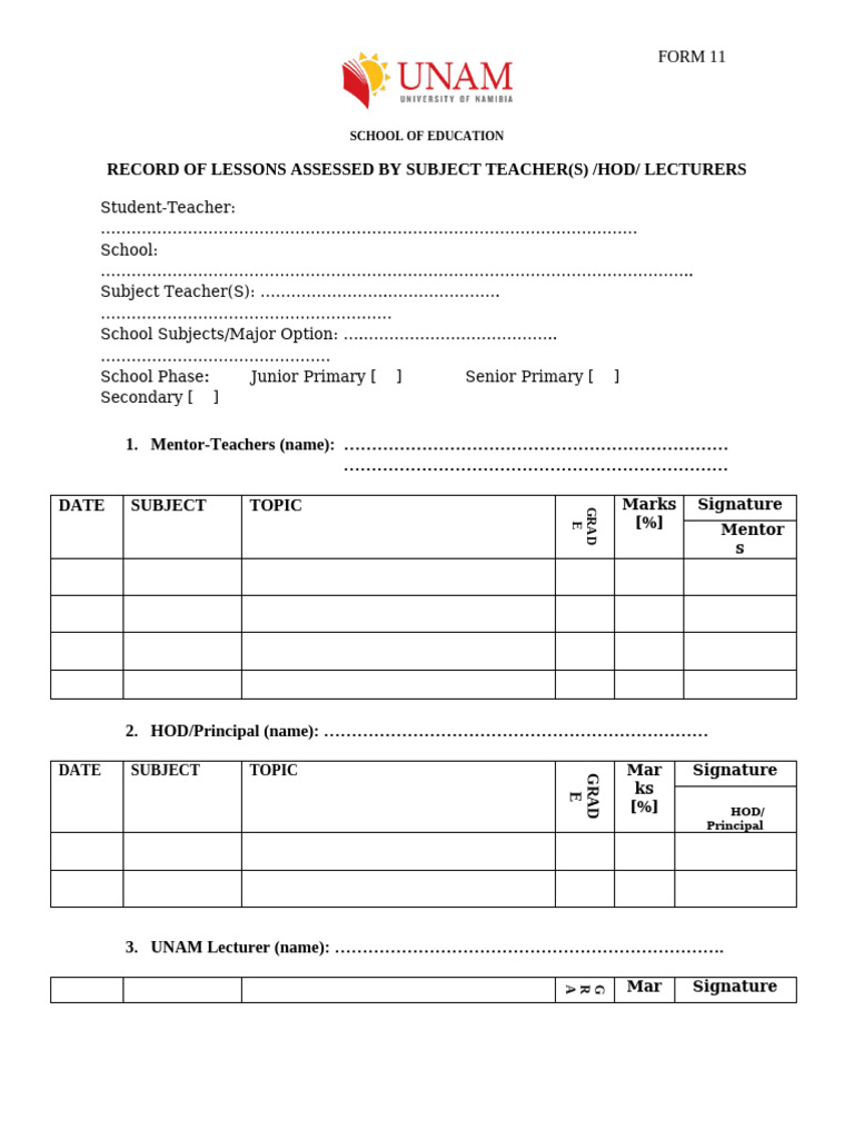 10.Record-lessons Evaluated or Assessed | PDF