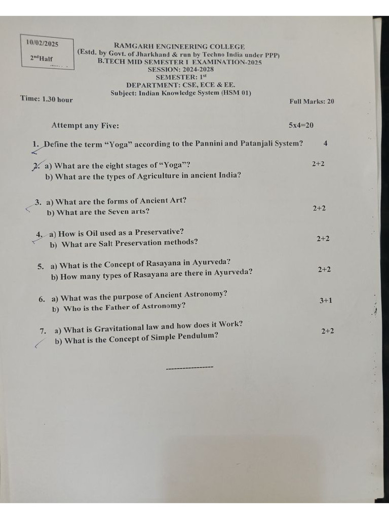 2024-28CSE 1st Mid | PDF