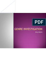 A2 Genre Investigation