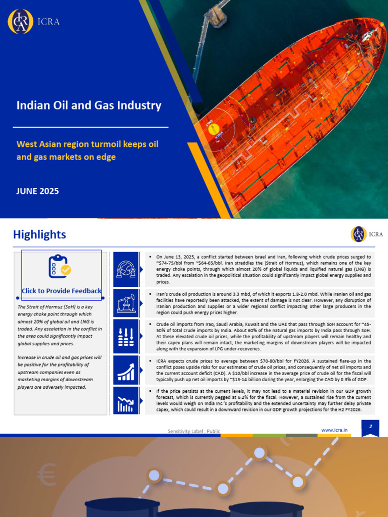 West Asia Conflict's Impact on Oil Prices | PDF | Liquefied Natural Gas ...