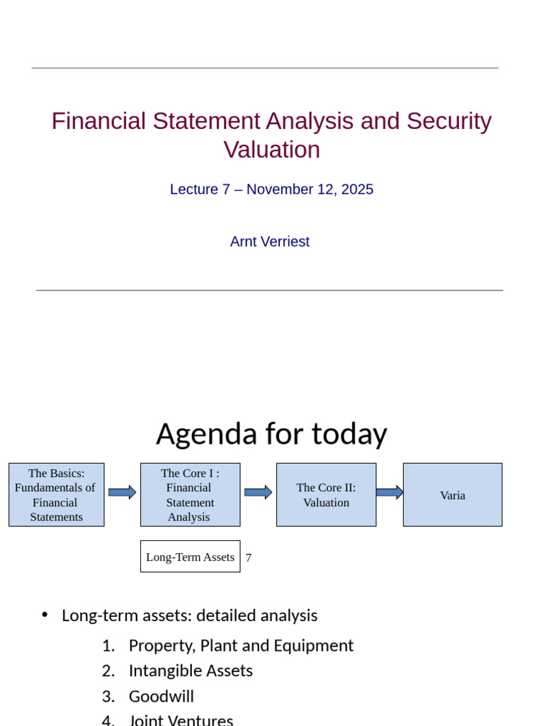 Long-Term Asset Valuation Insights | PDF | Goodwill (Accounting ...