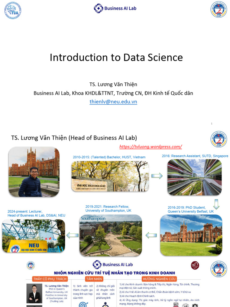 Chapter 1. Introduction to Data Science | PDF | Data Science | Data Mining