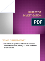 Narrative Investigation