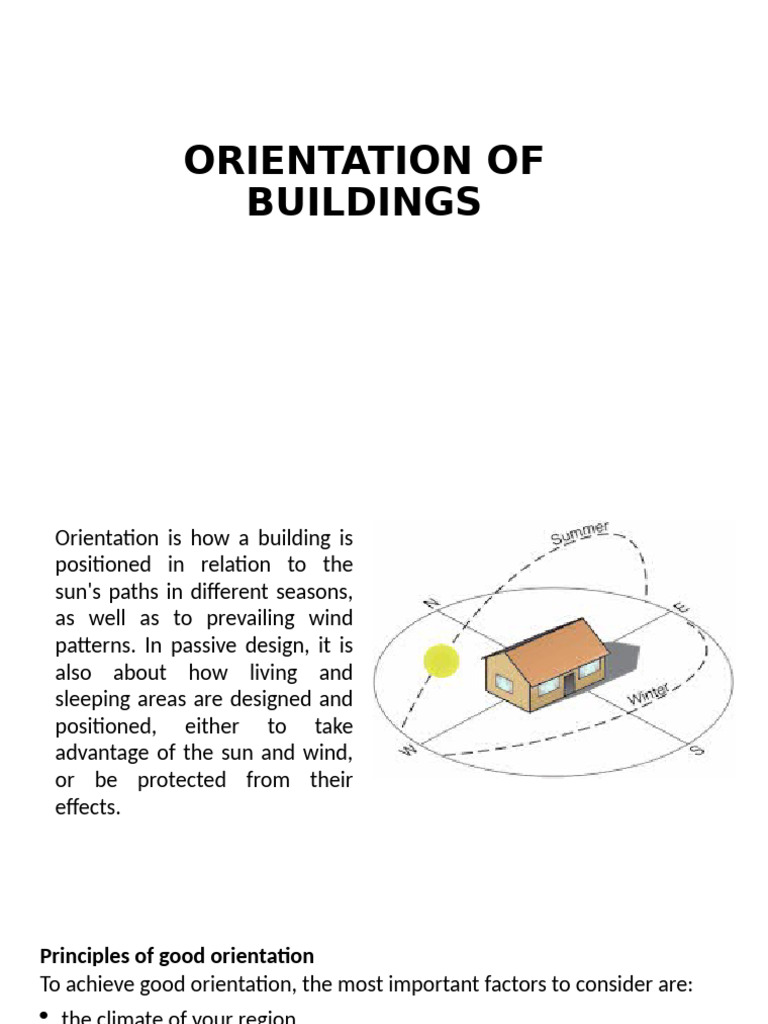 Building Orientation for Energy Efficiency | PDF | Physical Phenomena ...