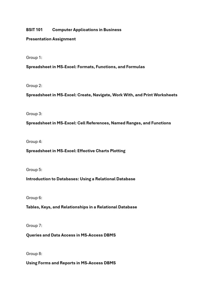 CAB Presentation Assignment | PDF