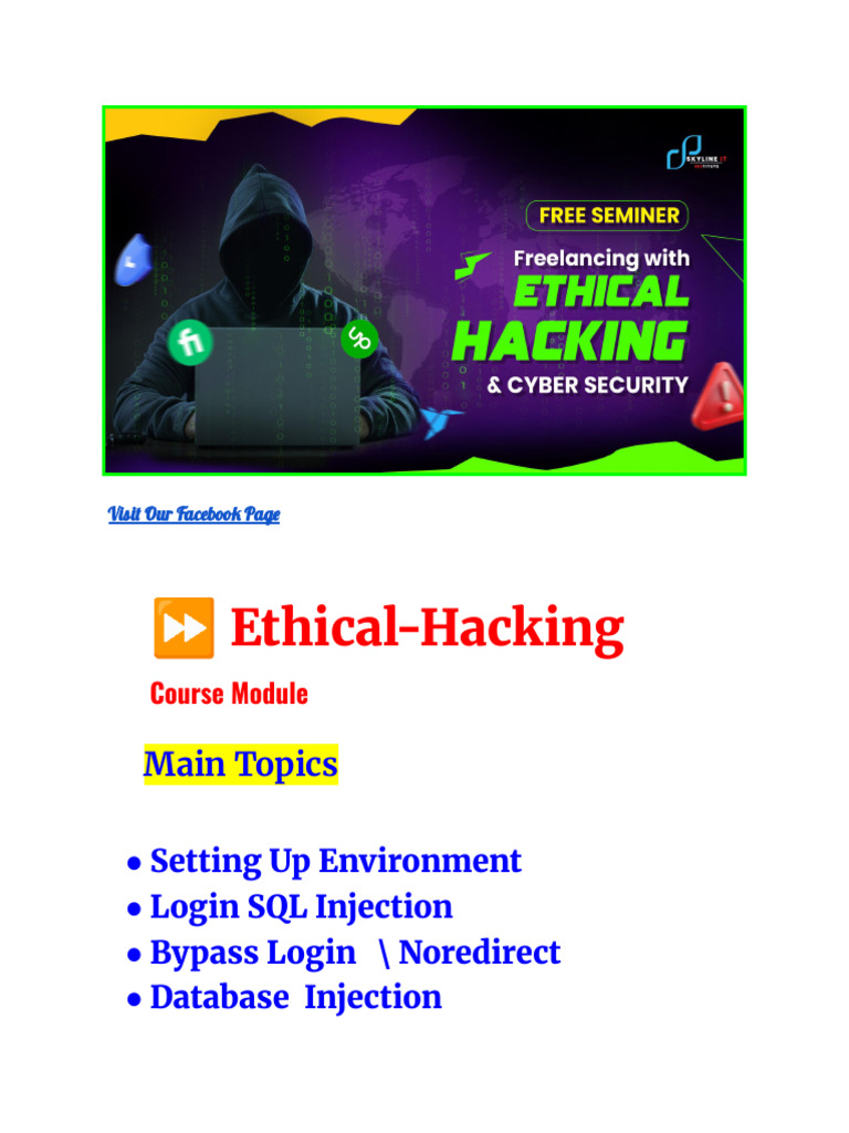 Ethical-Hacking Course Module | PDF