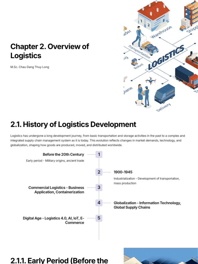 History and Evolution of Logistics | PDF | Logistics | Economies