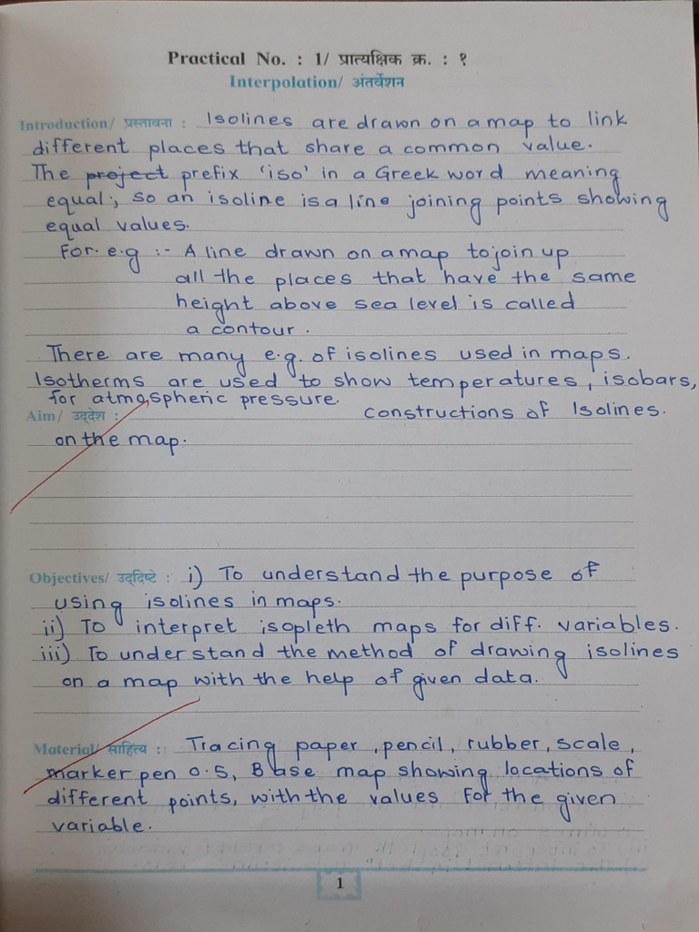 11th STD Geography Practical | PDF | Contour Line | Geographical Technology