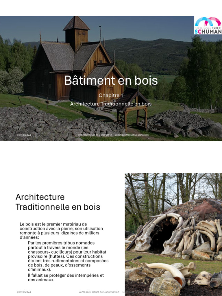 Histoire de l'Architecture en Bois | PDF | Bois (matériau de ...