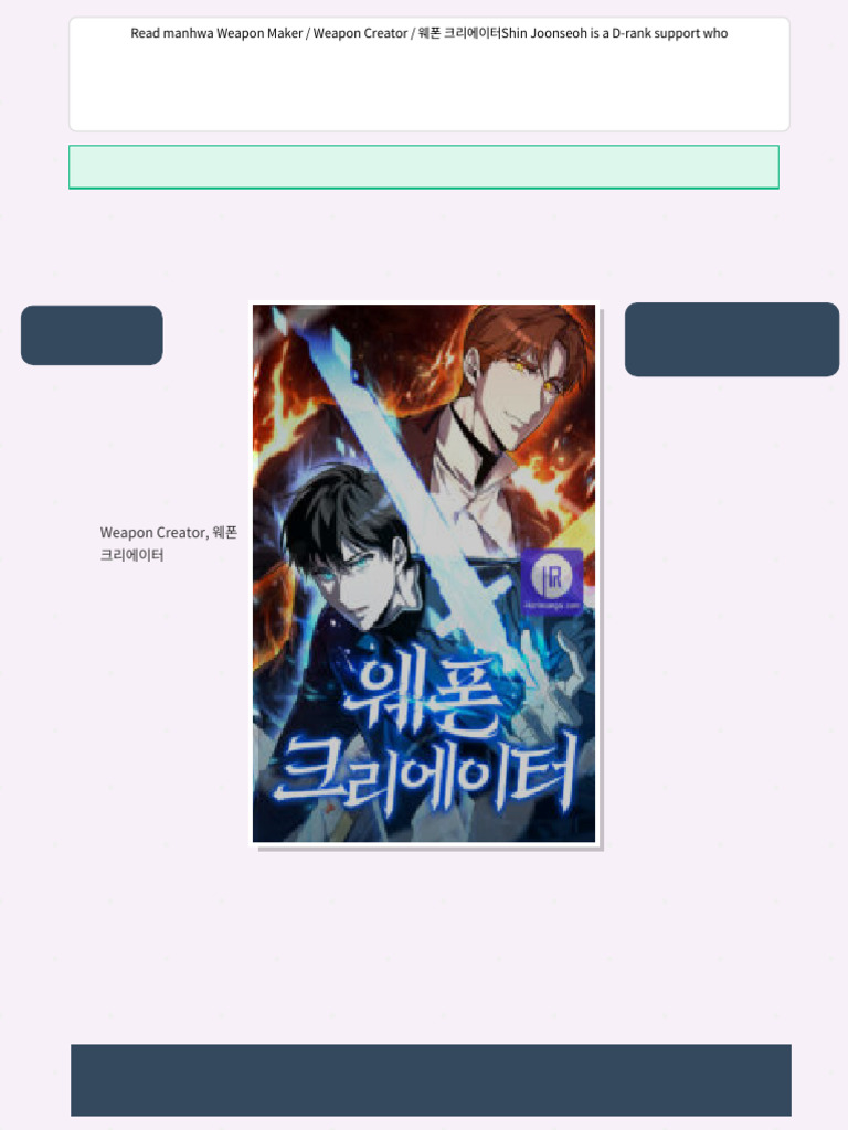 Manga Weapon Maker Chapter 78 Ultimate Manga Reading Experience PDF