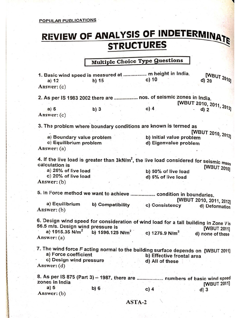 Advanced Structural Analysis | PDF