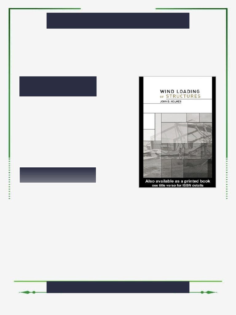Wind Loading of Structures 2nd Edition John Holmes ebook full corrected ...