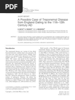 Download A possible case of treponemal disease from England dating to the 11th12th century AD by Jelena Raievi SN97121258 doc pdf