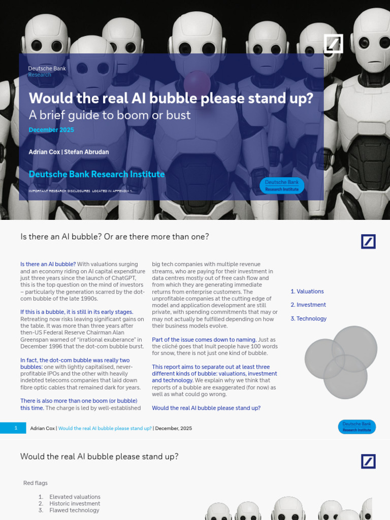 Analyzing the AI Bubble Dynamics | PDF | Economic Bubble | Investing