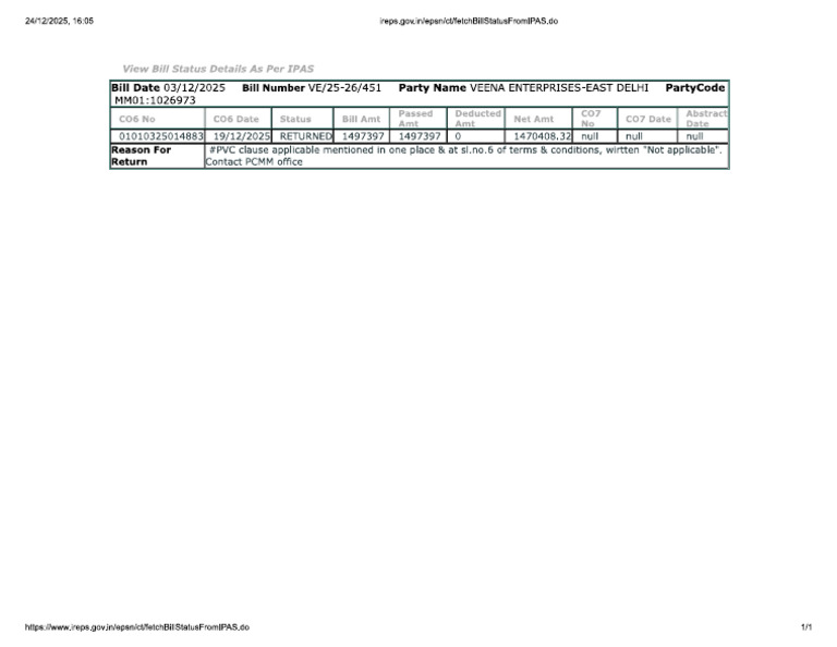CR Return | PDF