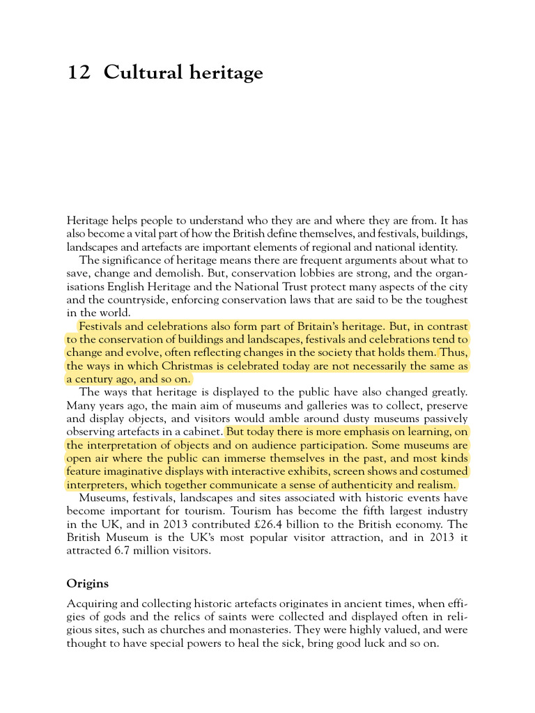 Understanding British Heritage and Conservation | PDF