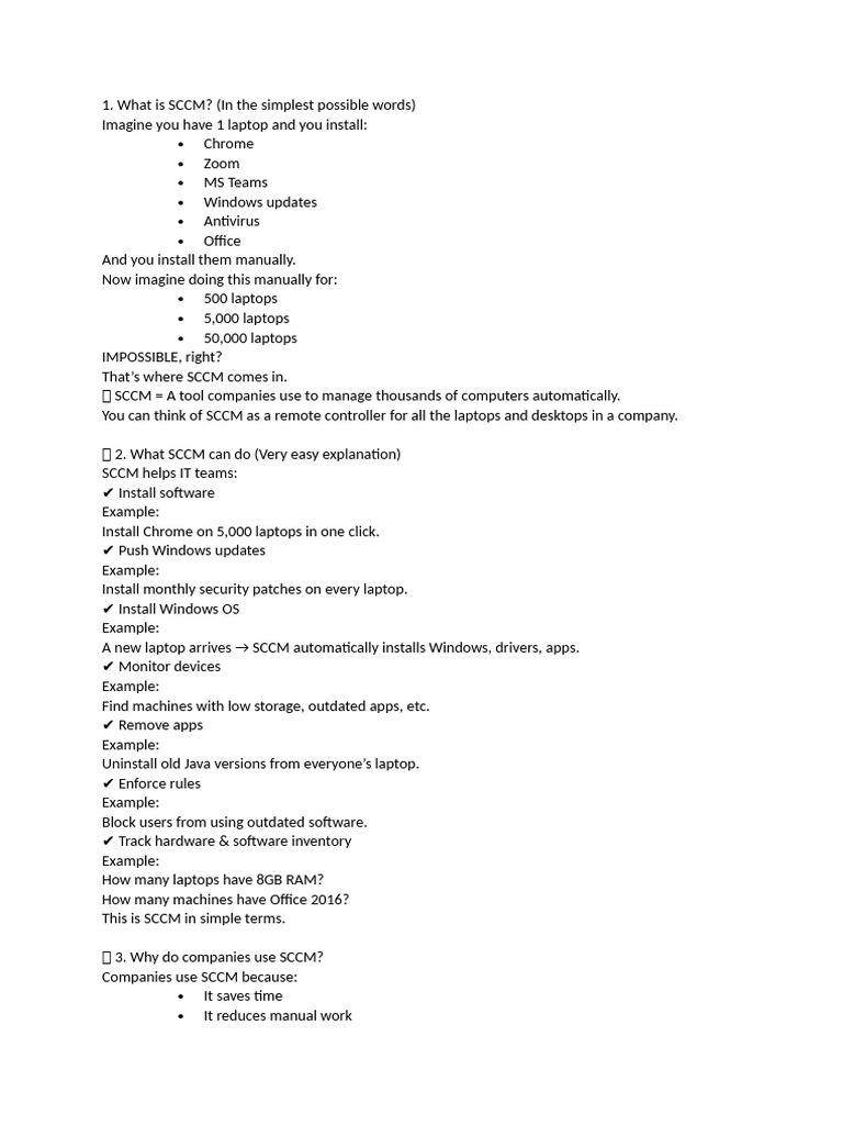 Understanding SCCM: A Beginner's Guide | PDF | Mobile App | Microsoft ...