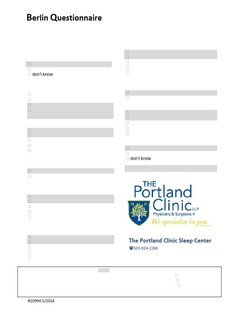 Sleep Disorder Evaluation Questionnaire | PDF | Snoring | Sleep