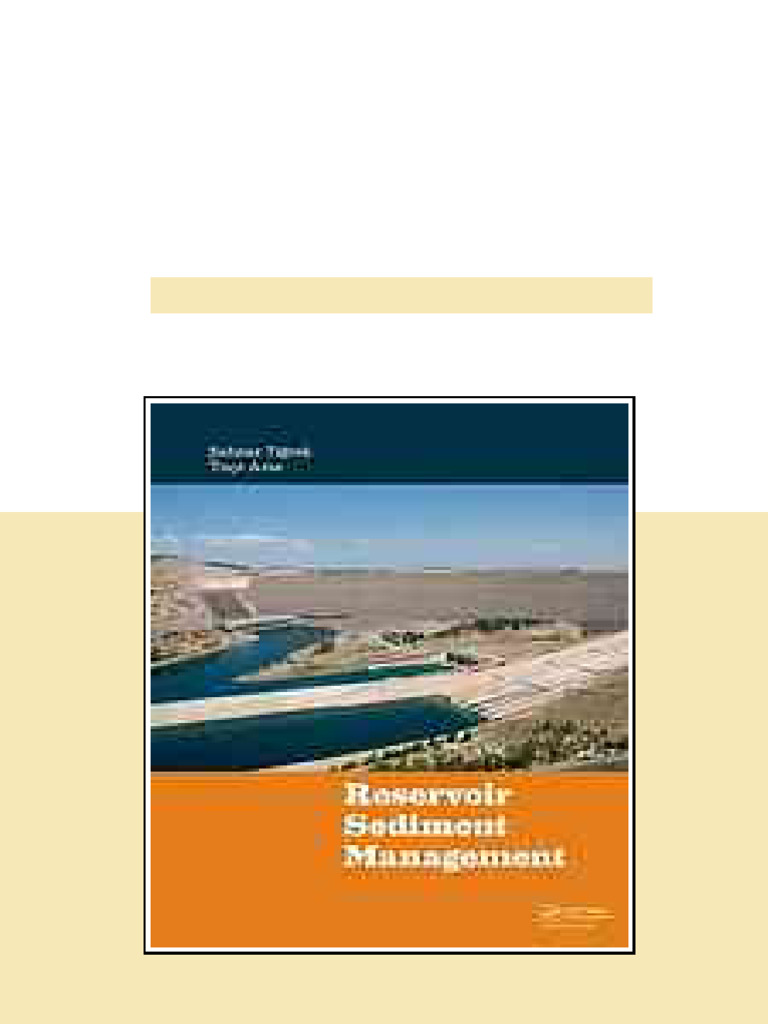 Reservoir Sediment Management 1st ed Edition Sahnaz Tigrek - ebook and ...