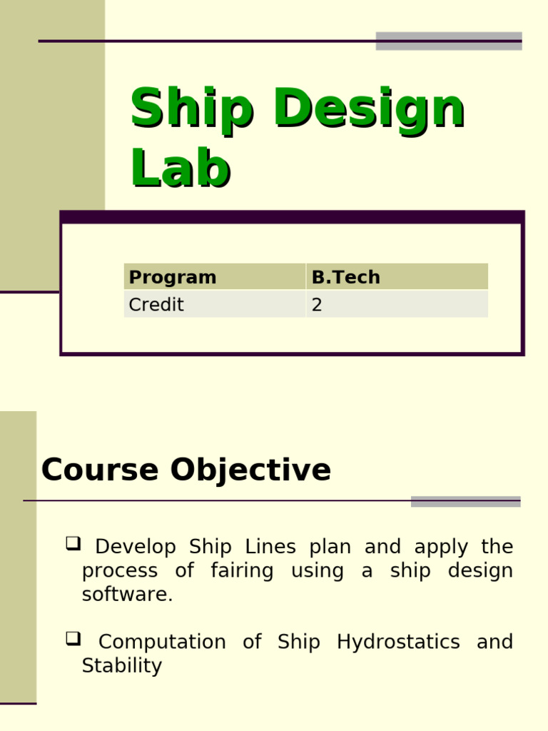 Exp 1 | PDF | Hull (Watercraft) | Ships