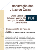 Demonstração dos Fluxos de Caixa