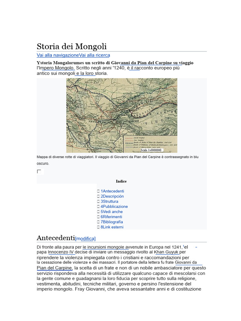 Storia Dei Mongoli | PDF