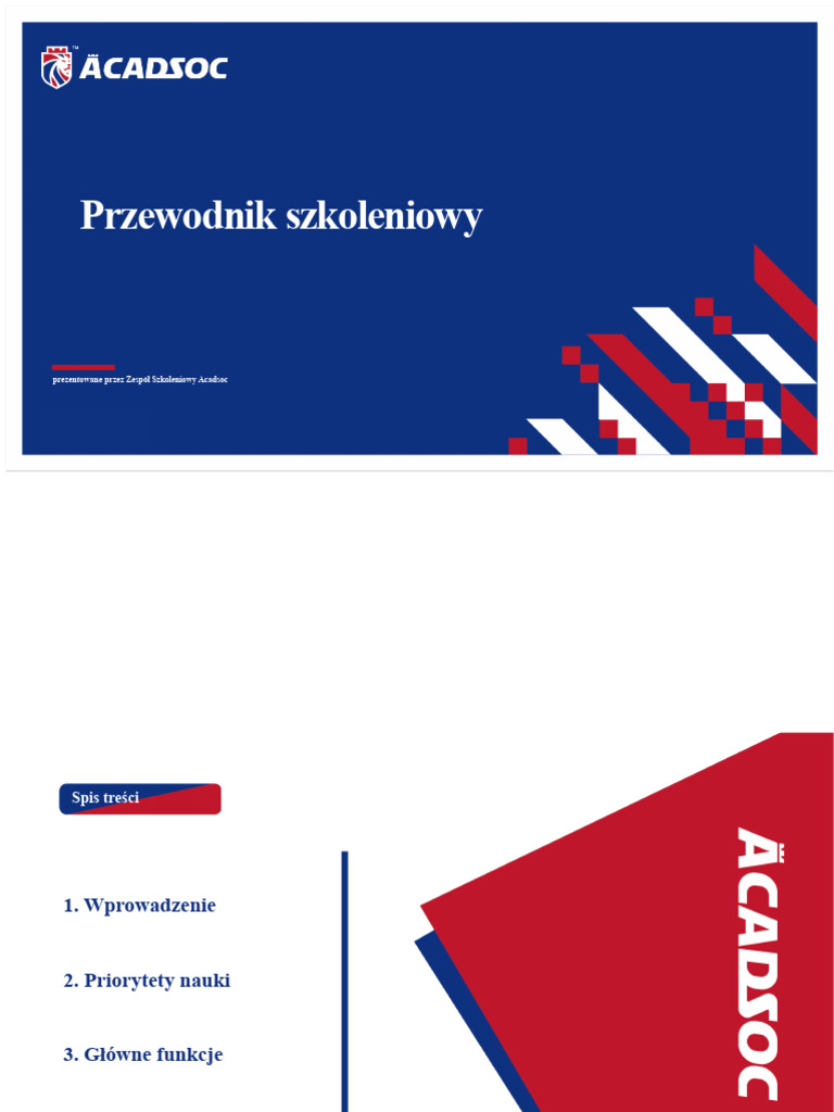 Przewodnik Do Nauki Acadsoc | PDF