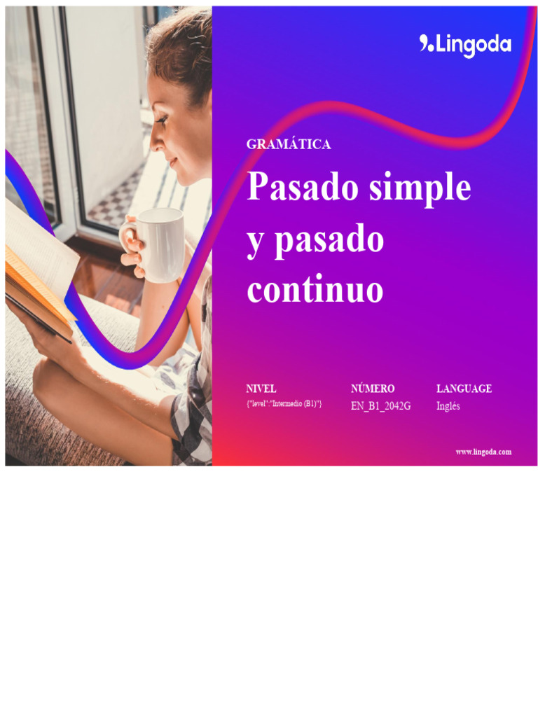 Pasado Simple y Pasado Continuo: Gramática | PDF